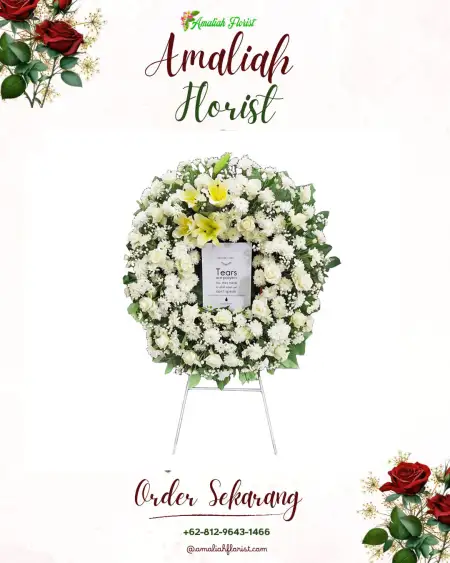 Krans Bunga Duka Grogol Indah
